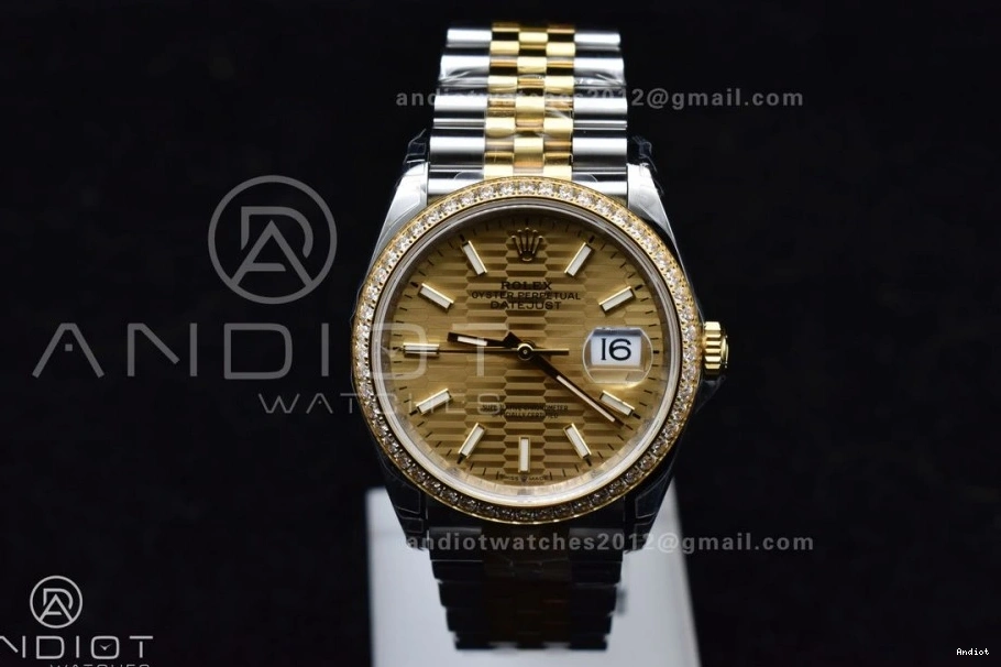36 Textured 904L VSF on Edition 126283rbr Bracelet 1:1 Dial Jubilee Best SS YG VS3235 Steel DateJust 0216